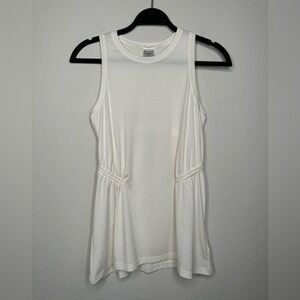 Athleta Air Out Cinch Tank in Magnolia White-‎ Sz XS